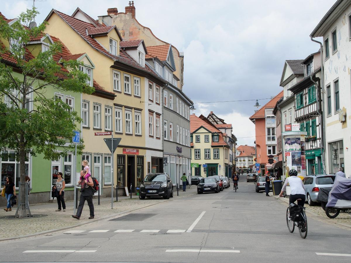 Ferienwohnung Lange Bruecke แอร์ฟวร์ท ภายนอก รูปภาพ